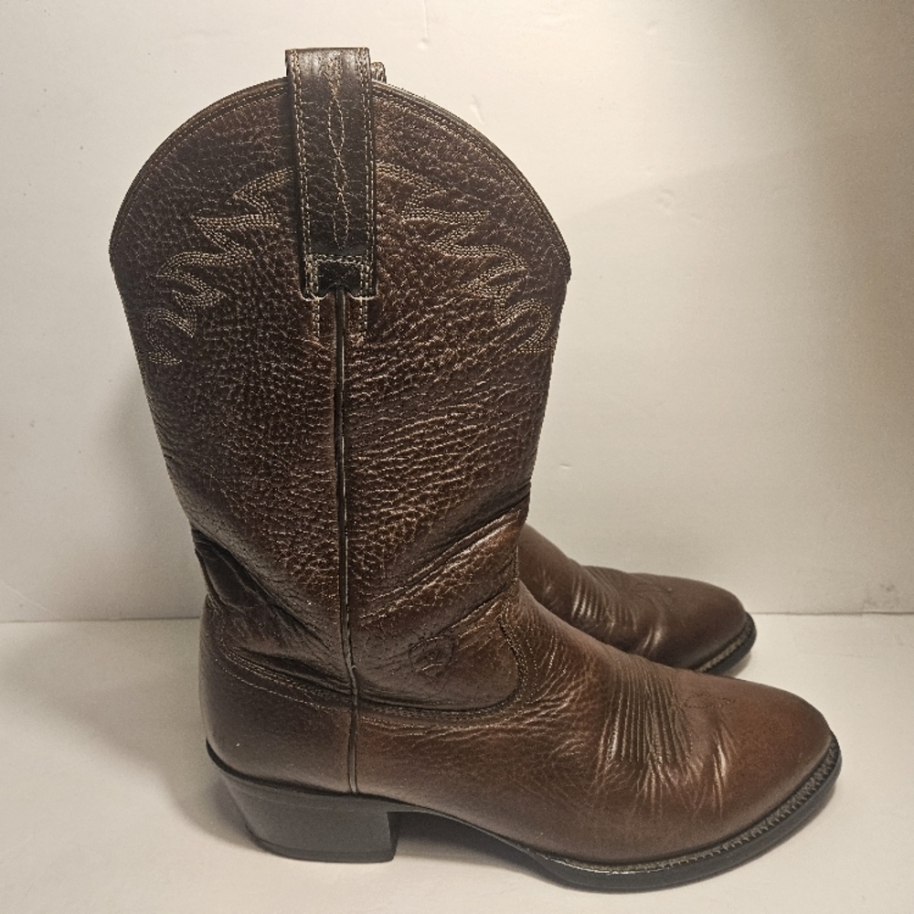 Ariat Brown Leather Cowboy Boots